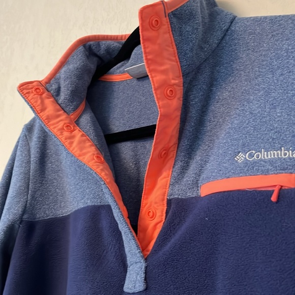 Columbia Mountain Side 1/2 Snap Pullover Fleece Jacket - Small - Picture 4 of 8